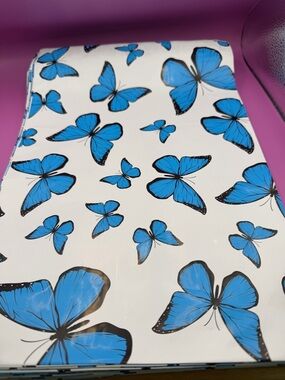 Set of 20 Blue Butterfly 10x13 Poly Mailer Bags